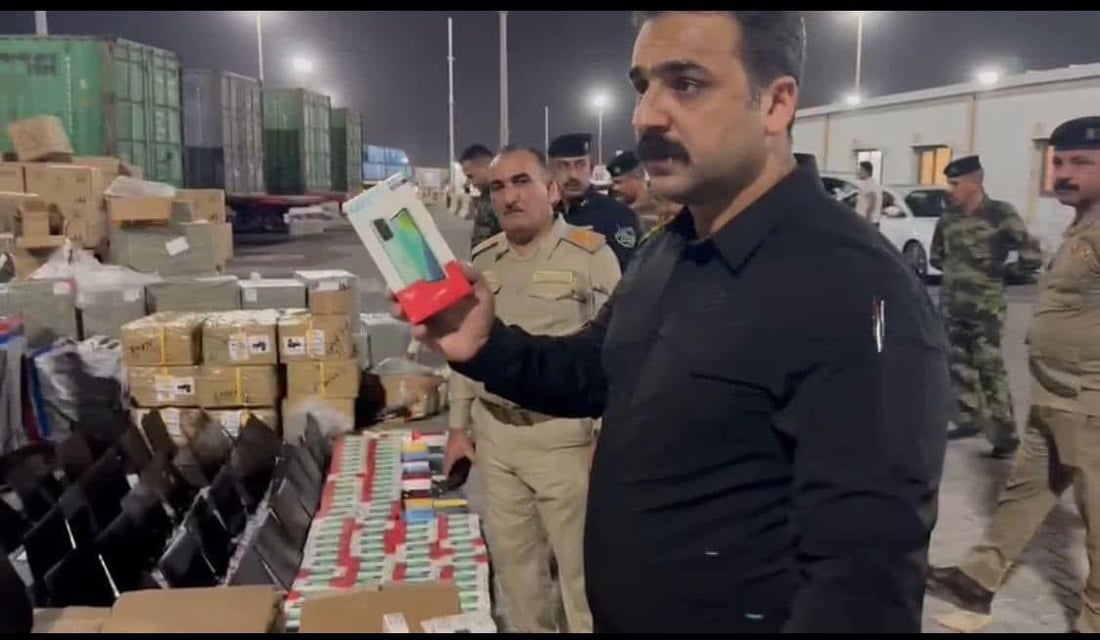 المنافذ تبيع موبايلات وأجهزة إلكترونية بأكثر من 3 مليارات دينار بعد ضبطها في أم قصر