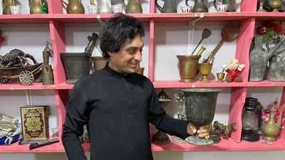 صور: كنز من النحاس في بيت حسن البصراوي.. بعض القطع عمرها 200 عام