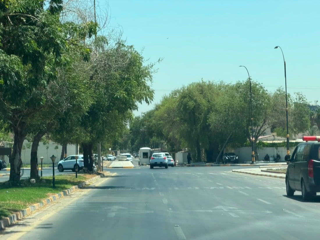 الخضراء فارغة بعد صولة الزيدي.. الدخول ممنوع والخروج بتفتيش دقيق (صور)