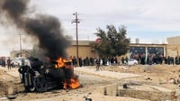 فيديو: هجوم طائرة مسيرة يوقع قتيلاً ومصابين من اللواء 80...