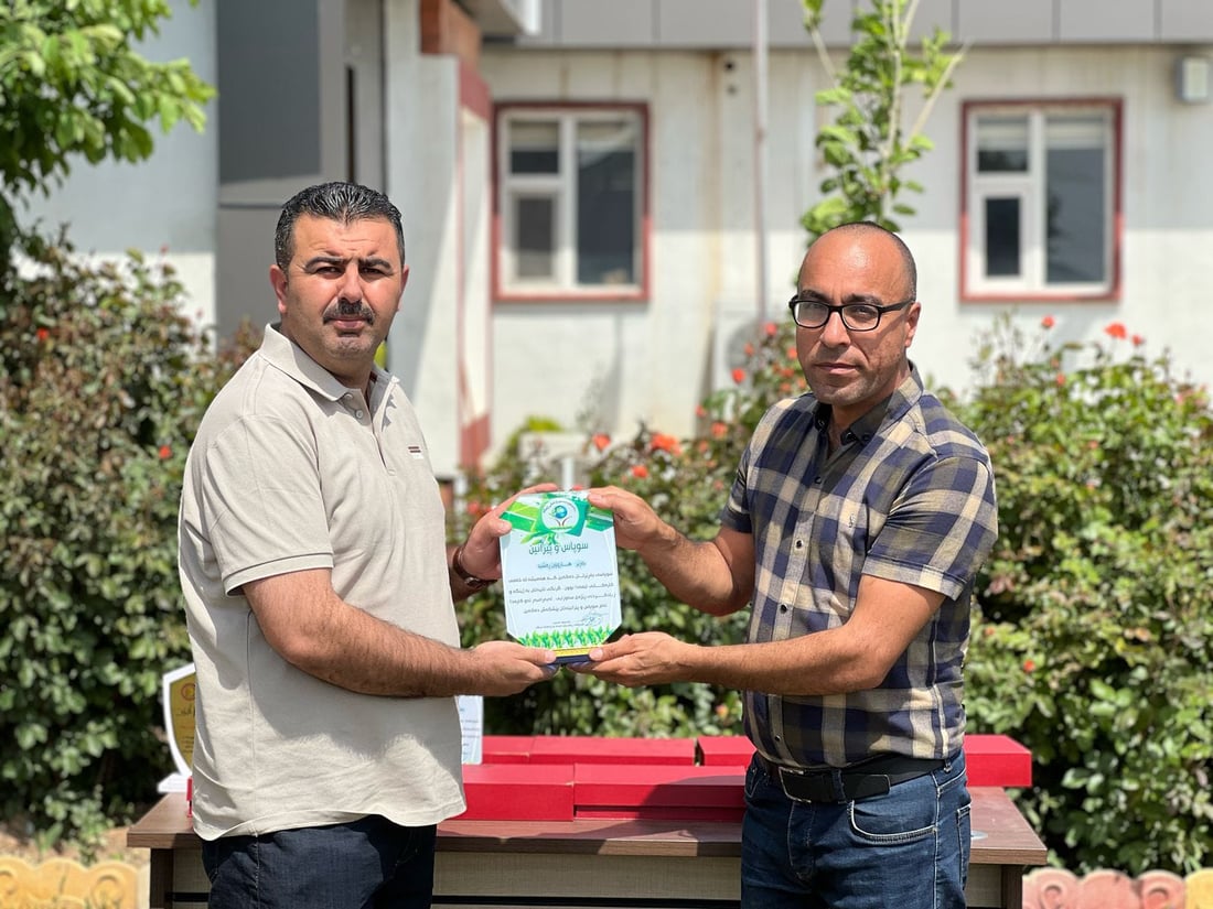 له‌ چه‌مچه‌ماڵ ئه‌و ناوه‌نده‌ ته‌ندروستیانه‌ خه‌ڵاتكران كه‌ زۆرترین رێژه‌ى سه‌وزاییان هه‌یه‌