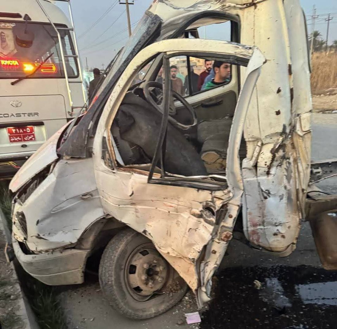 فيديو: إصابة رئيس نادي الطوز و3 لاعبين في حادث سير أثناء العودة من مباراة التجارة