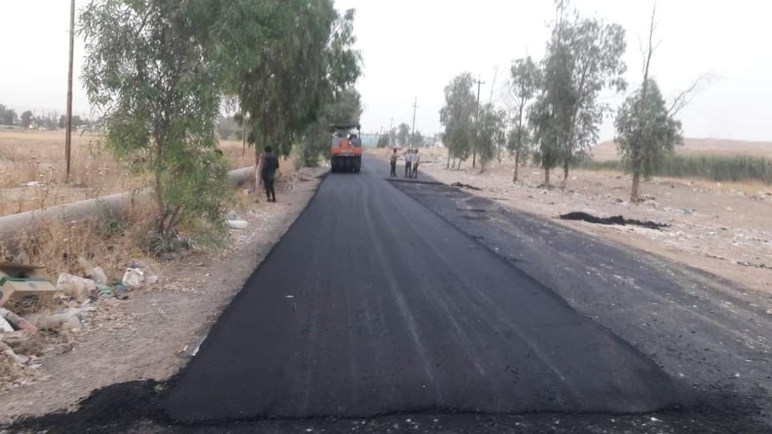 قرب الزاب الصغير.. الطريق إلى سد الدبس اصبح جاهزاً والموارد المائية “بلطت” 2 كم