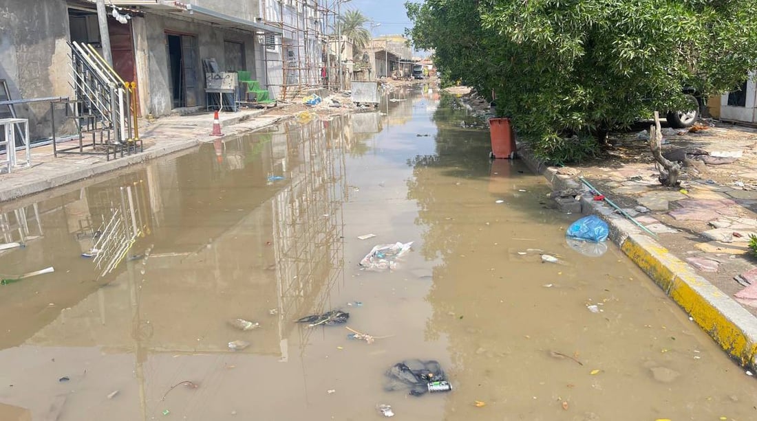 غرق القرنة يطلق “النفير العام”.. حتى “نفط البصرة” تفرغت للأمطار غير المعتادة (صور)