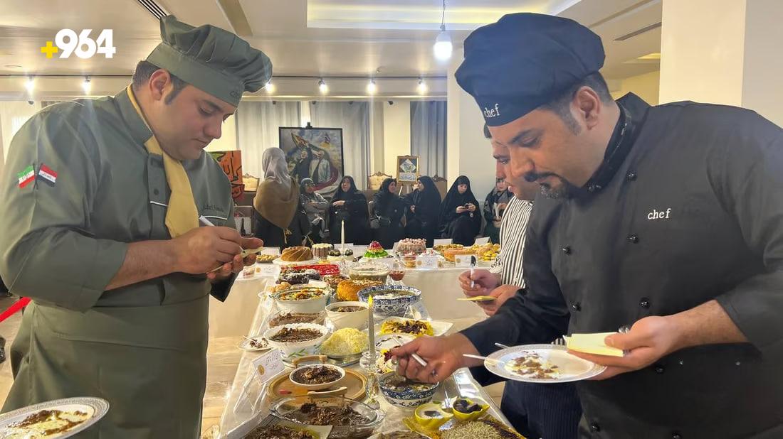 Iranian women in Baghdad showcase culinary skills in traditional cooking competition