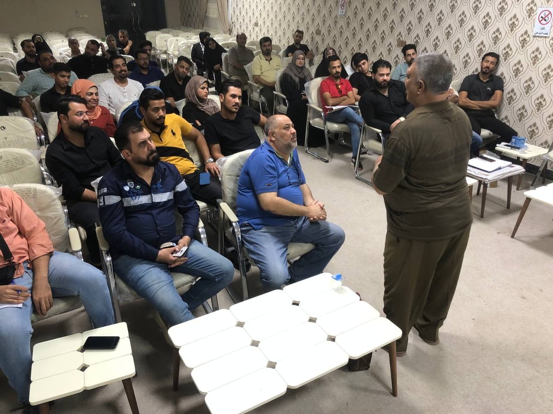 نقابة البصرة تدرب الصحفيين الشباب بالمجان (صور)