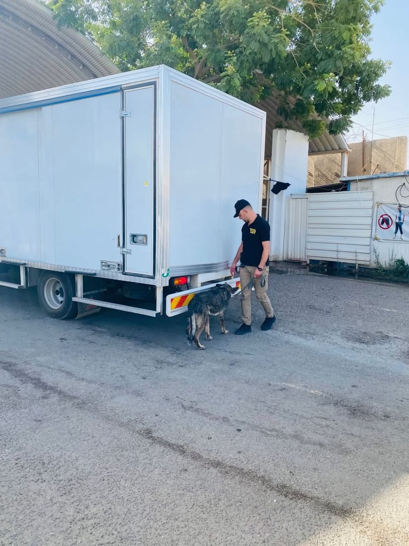 Police dogs aid Salah Al-Din security forces in narcotics crackdown