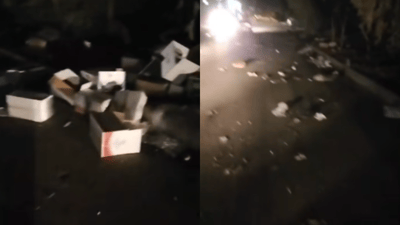 دوای هەفەتەبازاڕی رانیە زبڵ و پاشماوەیەکی زۆر بەجێما و بەسەر شەقامدا بڵاوبووەوە