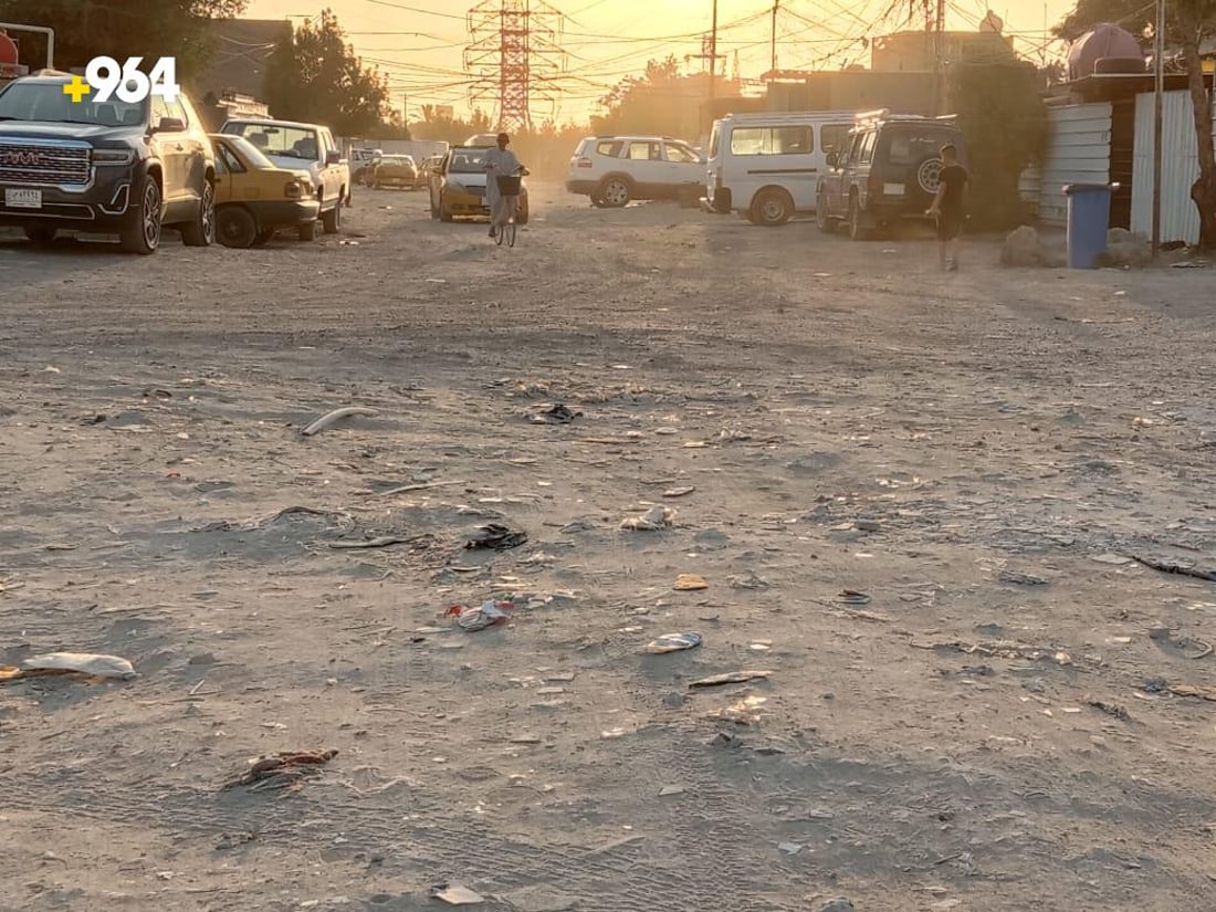صور من “حي الفقراء” في بغداد: “المشاتل” خارج خطة التبليط والخدمات