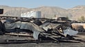 دیمەنەکان لە پاشماوەى جەنگ دەچن؛ ئاگرى کۆگاکەى تانجەڕۆ