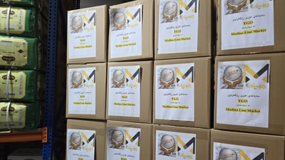 لە سلێمانی 6000 سەبەتەی خۆراک بەسەر خەڵکی هەژار دابەش دەکرێت