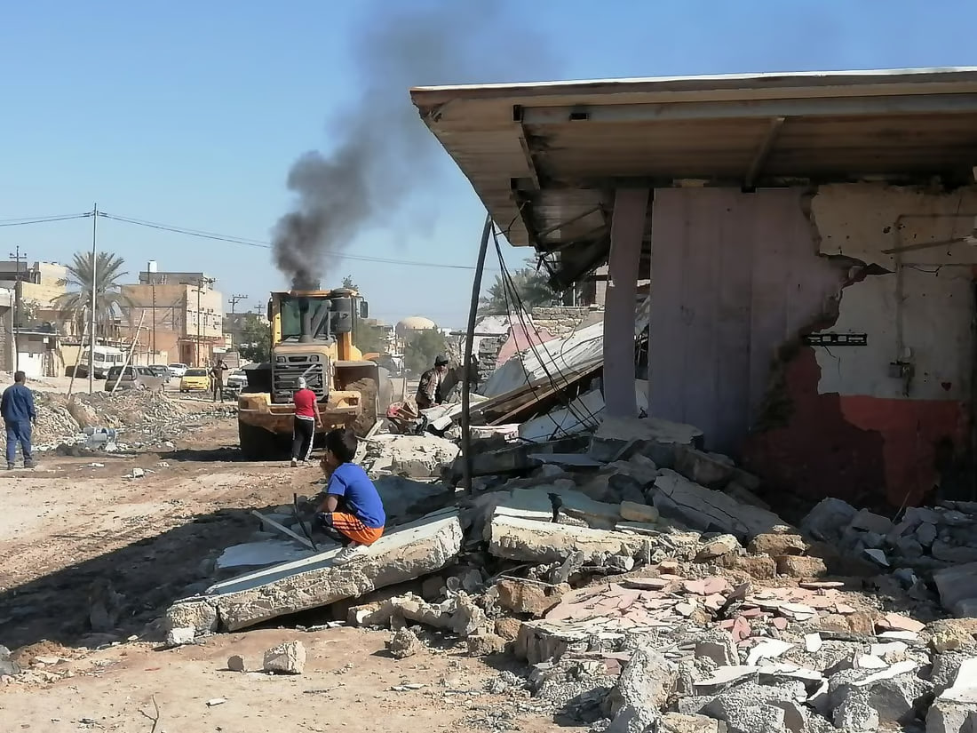 Hilla begins removal of homes amid sewerage project preparations