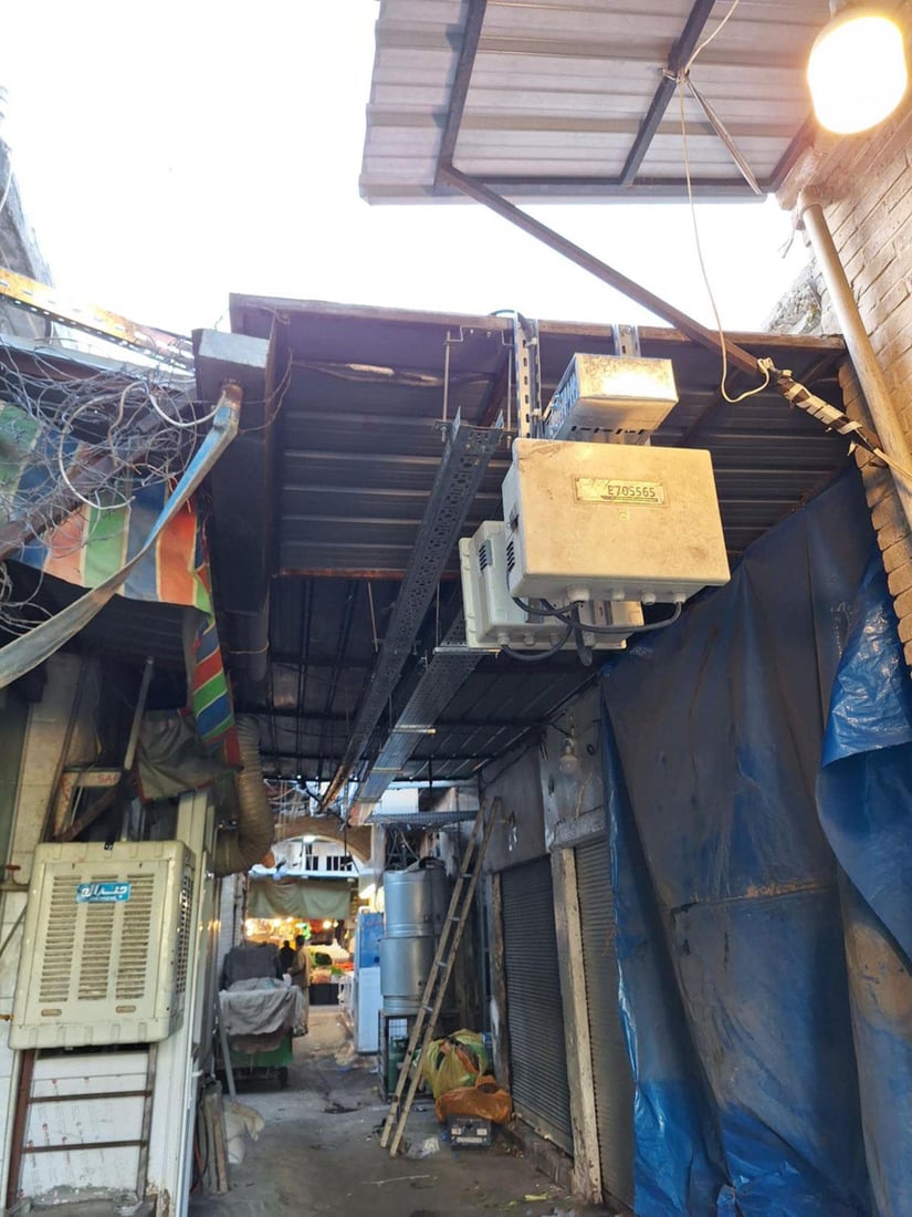 کارەبای بەلەدیەکەی سلێمانی بە تەکنیکی جوان رێکخرایەوە