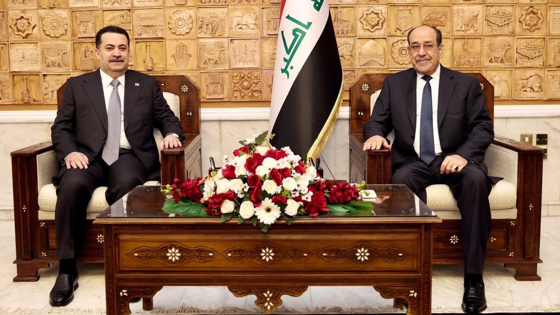 المالكي يستقبل السوداني بعد ليلة إخفاق الإطار
