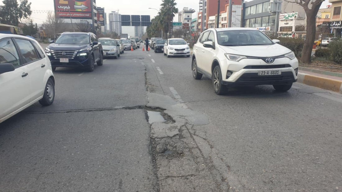 شارەوانی سلێمانى شەقامەکان پینە دەکات