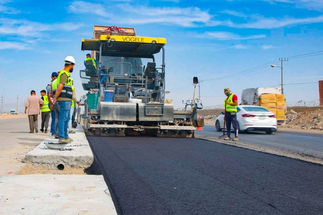 صور: بغداد تدق ركائز مجسرات المدخل الشمالي.. نسبة الإنجاز تخطت المخطط ب20%