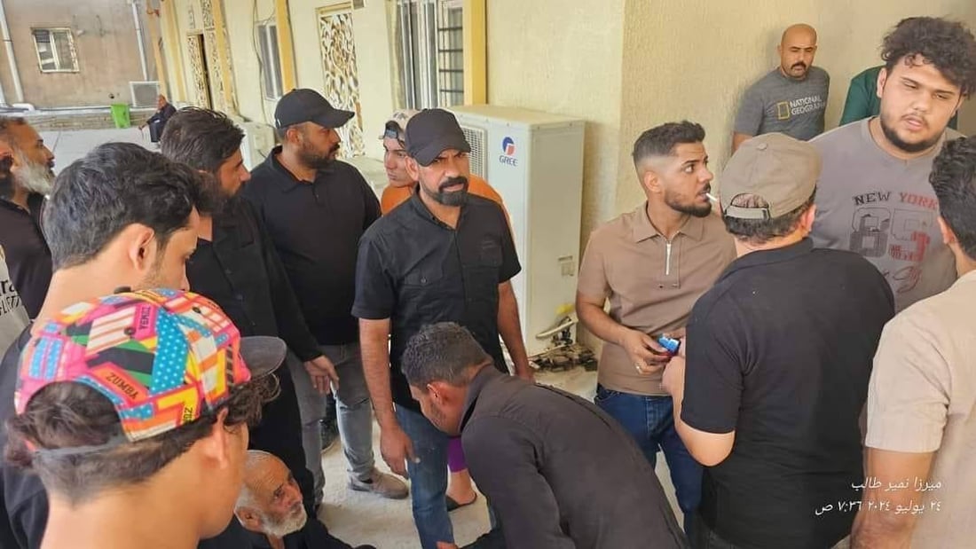 صور: غواصو سرايا السلام ينتشلون جثة طفل من نهر الديوانية