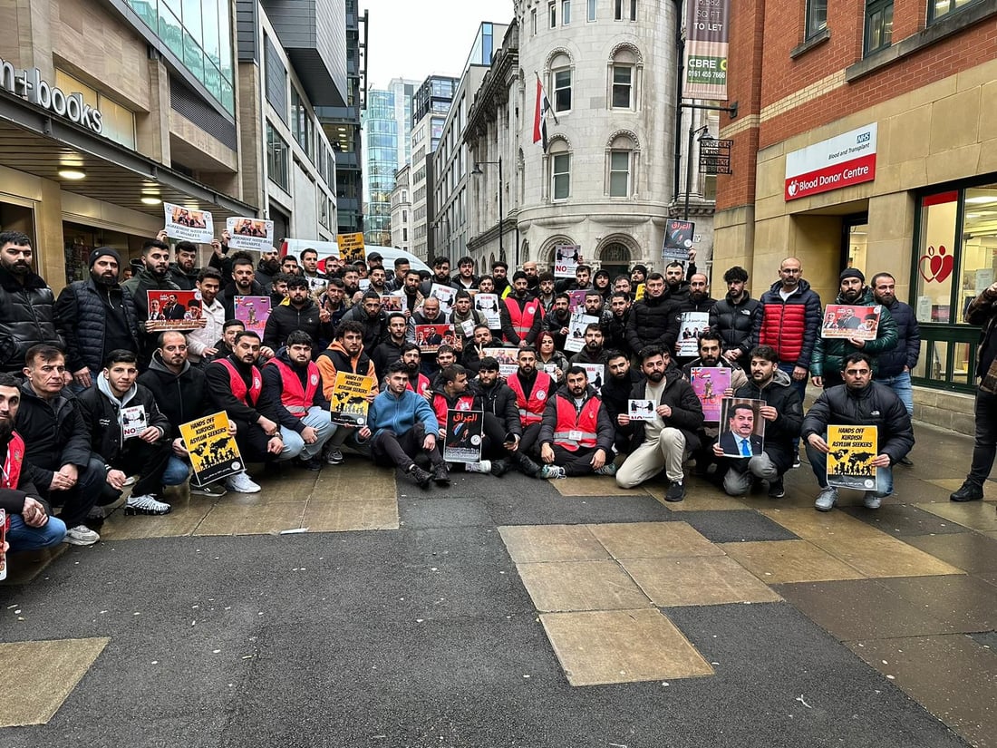 کوردانی پەنابەر لە بەریتانیاوە نامەیەک بۆ سودانی دەنێرن