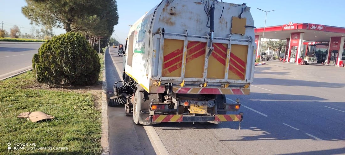 تا ئێوە لەخەو هەستان ژینگەپارێزان شەقامەکانی پایتەختیان پوخت و خاوێن کردەوە