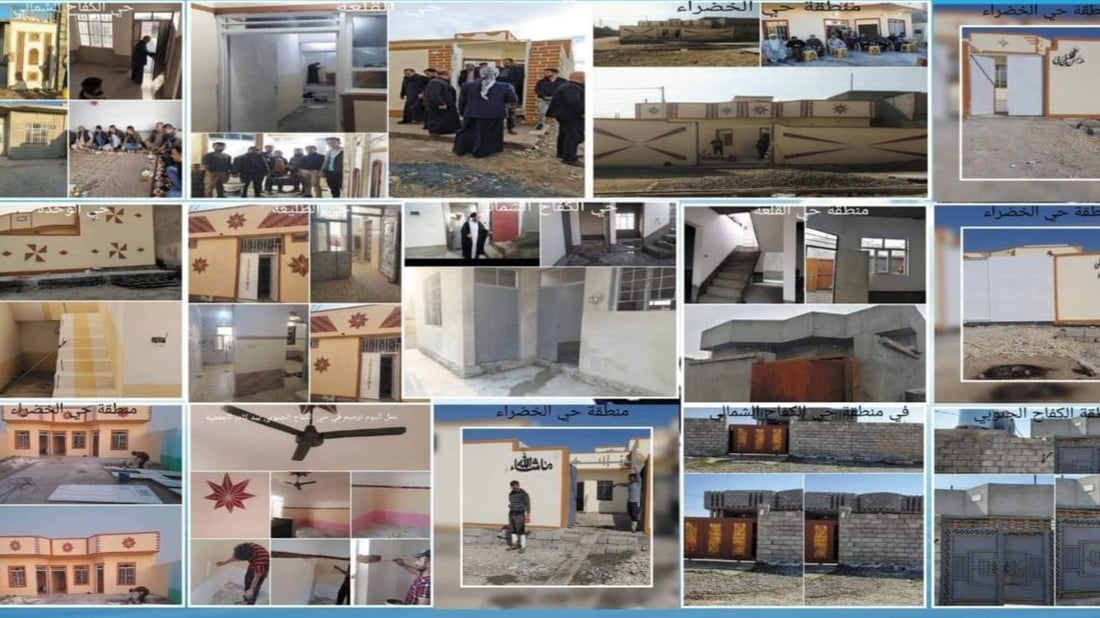 صور: ناشطو تلعفر يتكفلون ببناء المنازل المدمرة وعلاج المرضى وتزويج الشباب