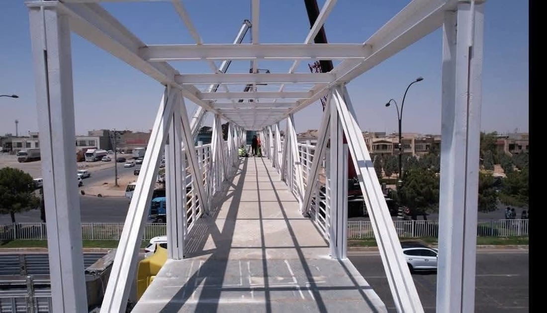 یەکەمین بەرزە پرد له هەولێر بەشێوە و دیزاینێکی جیاواز