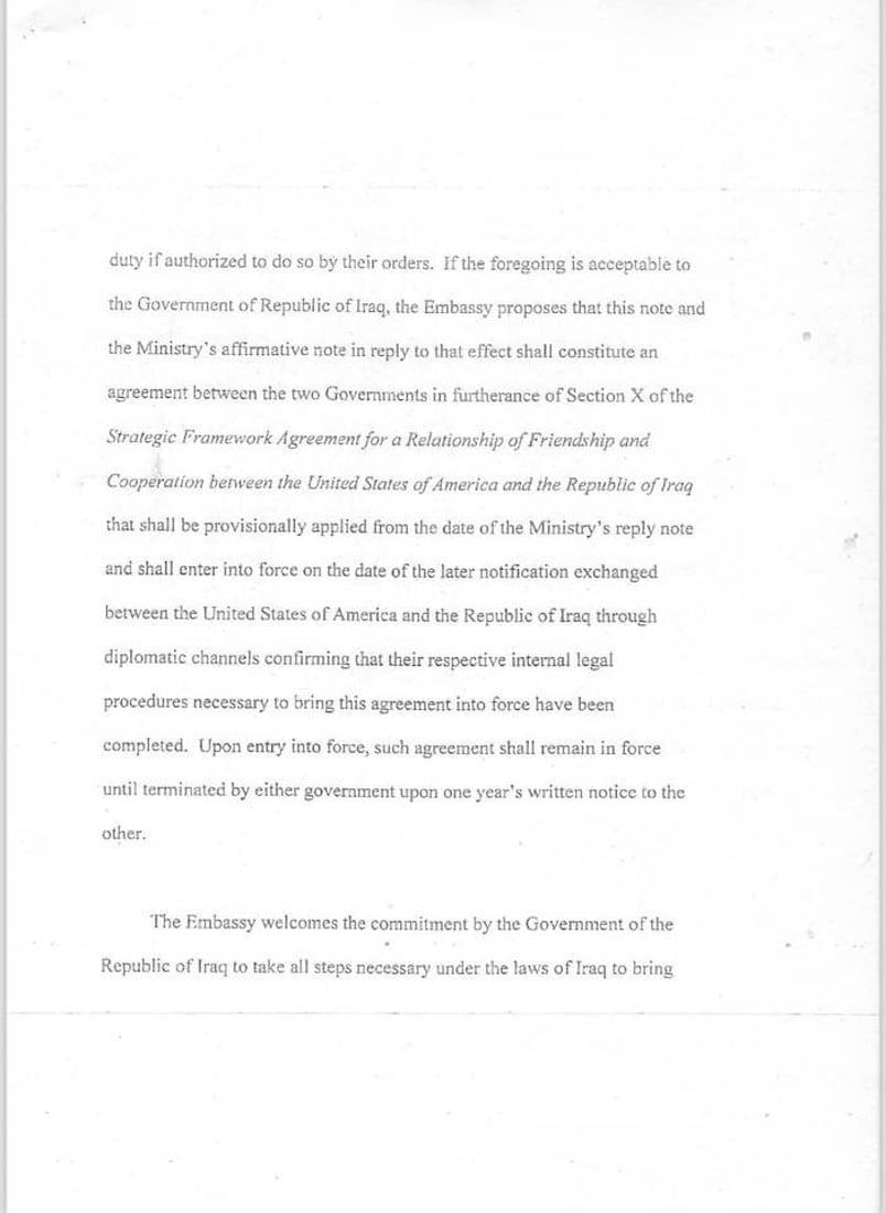 الأمريكان عادوا في زمن المالكي.. العبادي ينشر وثيقة ويتبرأ