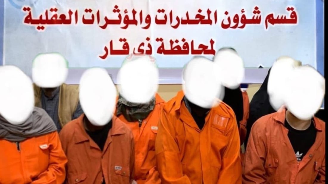 “8 نفرات” و10 آلاف حبة.. عائلة تبيع الكبتاغون تسقط في يد شرطة ذي قار