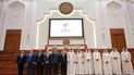 المشهداني يتجول في أروقة مجلس الشورى القطري للاطلاع على بنايته والتقسيم الإداري