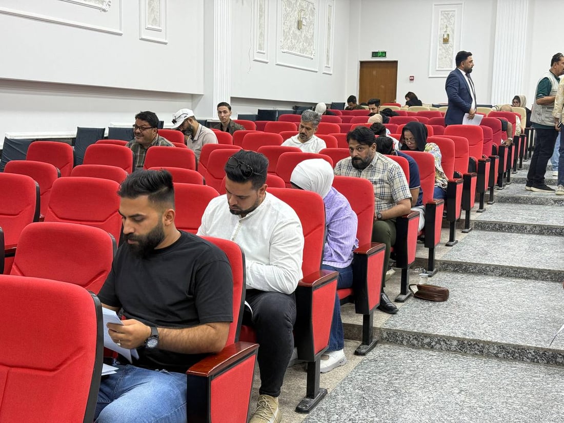 صور: نقابة الصحفيين في البصرة تختبر 100 متقدم بهدف الترحيل ومنح العضوية