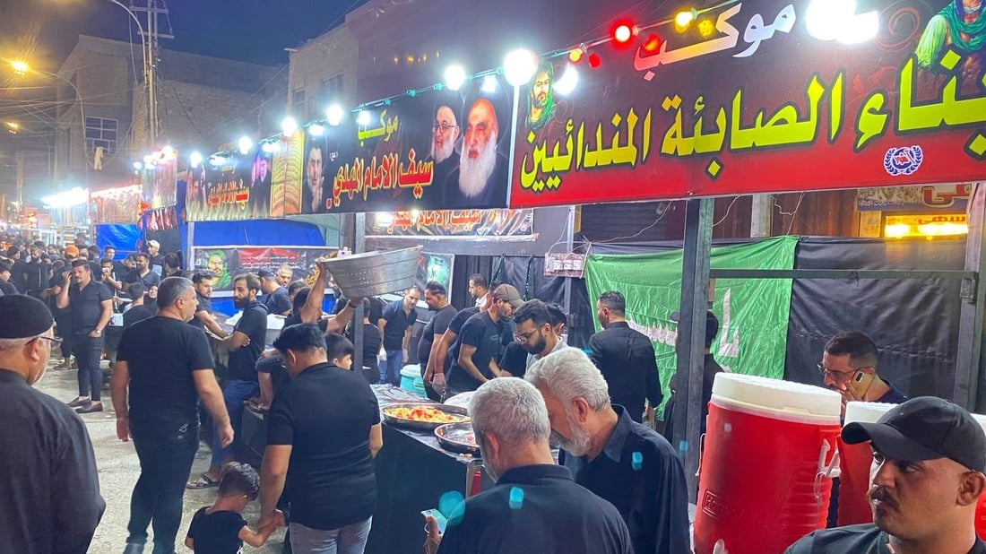 صور من الناصرية: مراسيم محرم لا تكتمل في الحبوبي إلا بموكب الصابئة