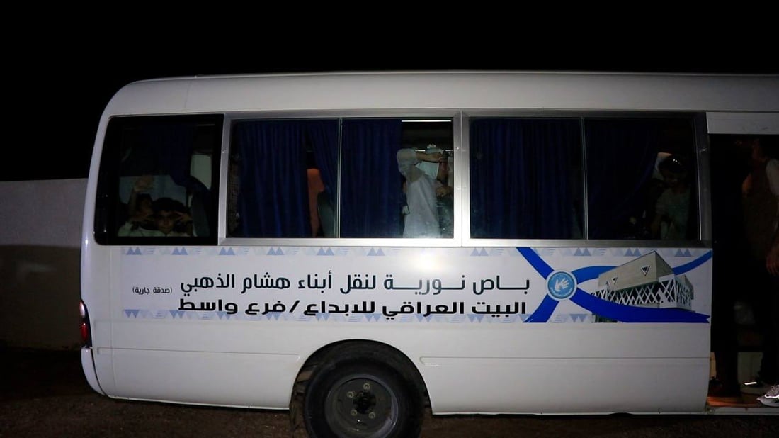 وقارئ القرآن من إيران.. أطفال هشام الذهبي في إفطار جماعي (صور من الكوت)