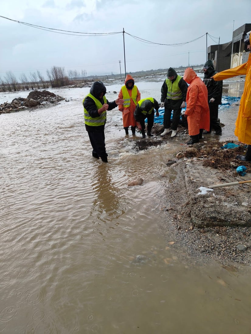 زوو فریاکەوتن و نەیانهێشت لافاو لە ناحیەی ژاراوە دروستبێت