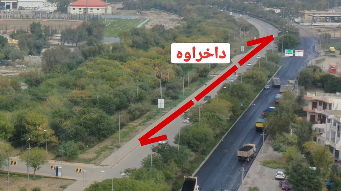 بەشێکی شەقامێکی سەرەکی کەلار سبەینێ دادەخرێت