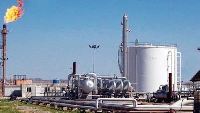 Attack on gas plant sparks fire and causes power cut