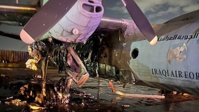 الدفاع العراقية تؤكد إصابة طائرة أنتونوف بصواريخ كراد: لن نتهاون