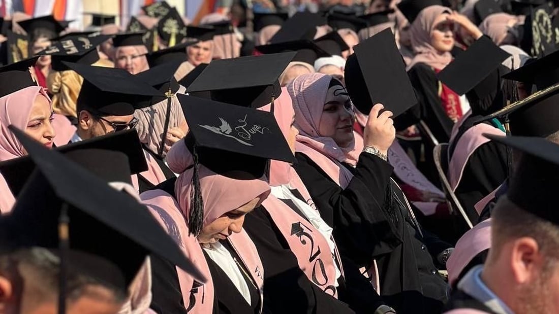 لأول مرة في نينوى.. غابات الموصل تحتضن أول حفل تخرج مركزي لجامعة أهلية