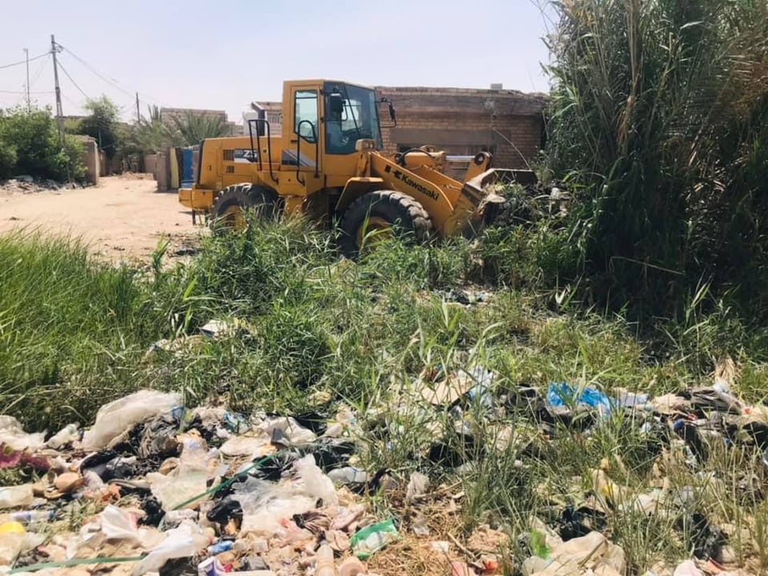 أسبوع كامل من التنظيف اليومي لسوق شعلان في النجف (صور)