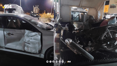 لە دوو رووداوی جیاوازدا ماتۆڕ دوو کەسی رەوانەی نەخۆشخانە کردووە