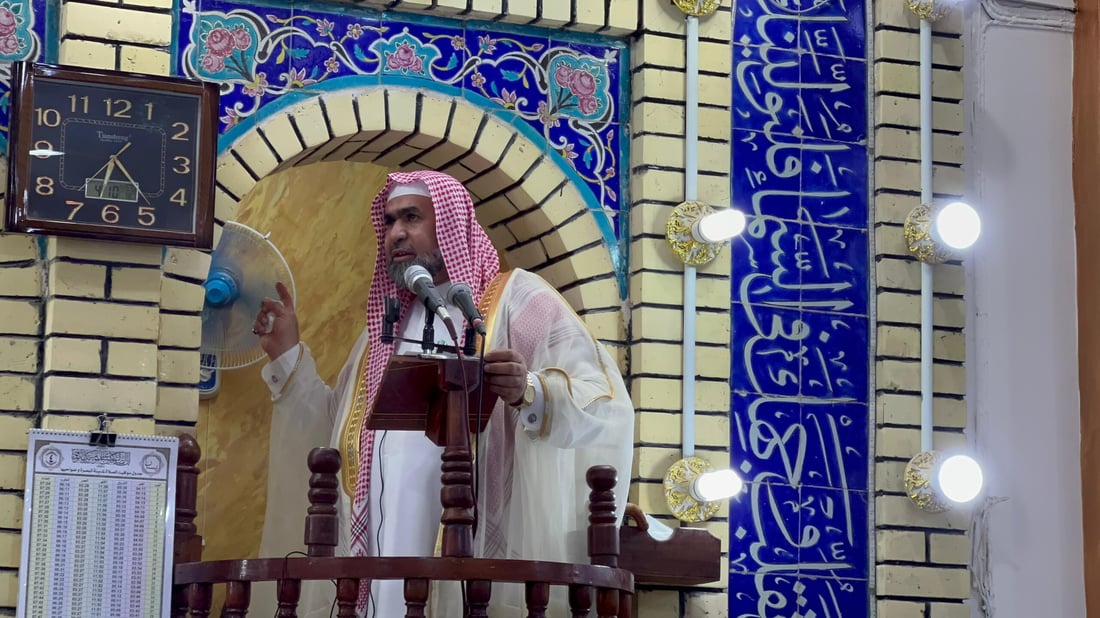صور من الزبير: صلاة العيد في جامع الرشيدية عقبها فطور جماعي