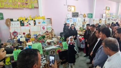 صور من الفاو: تلميذات وتلاميذ من 34 مدرسة يعرضون ما صنعوا