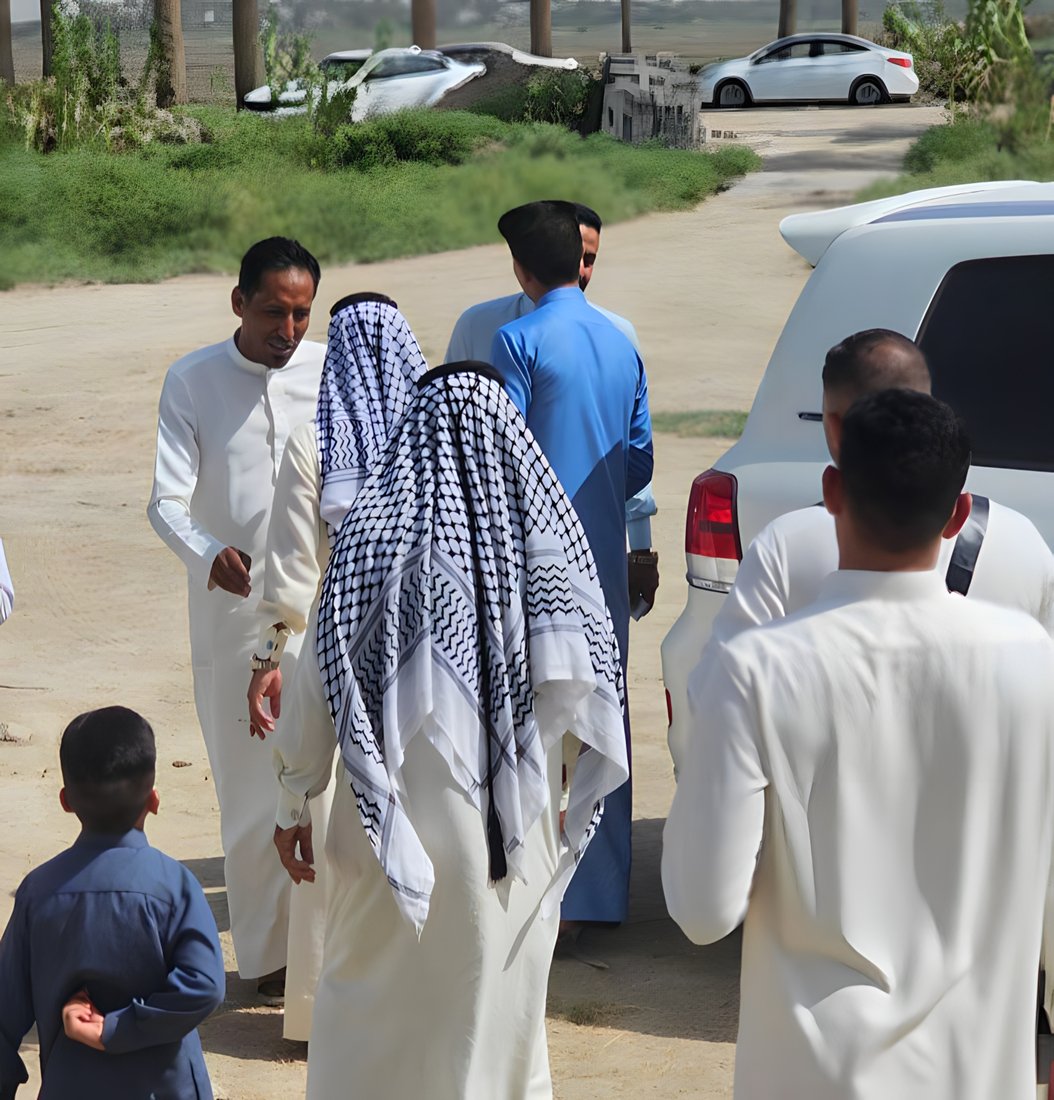 صور: هنا يتصافح المتخاصمون دون ترتيب مسبق! تقليد منطقة غماس كل عيد
