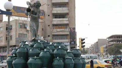 لغرض الإكساء.. قطع الطريق من ساحة كهرمانة إلى محطة وقود “أبو أقلام”