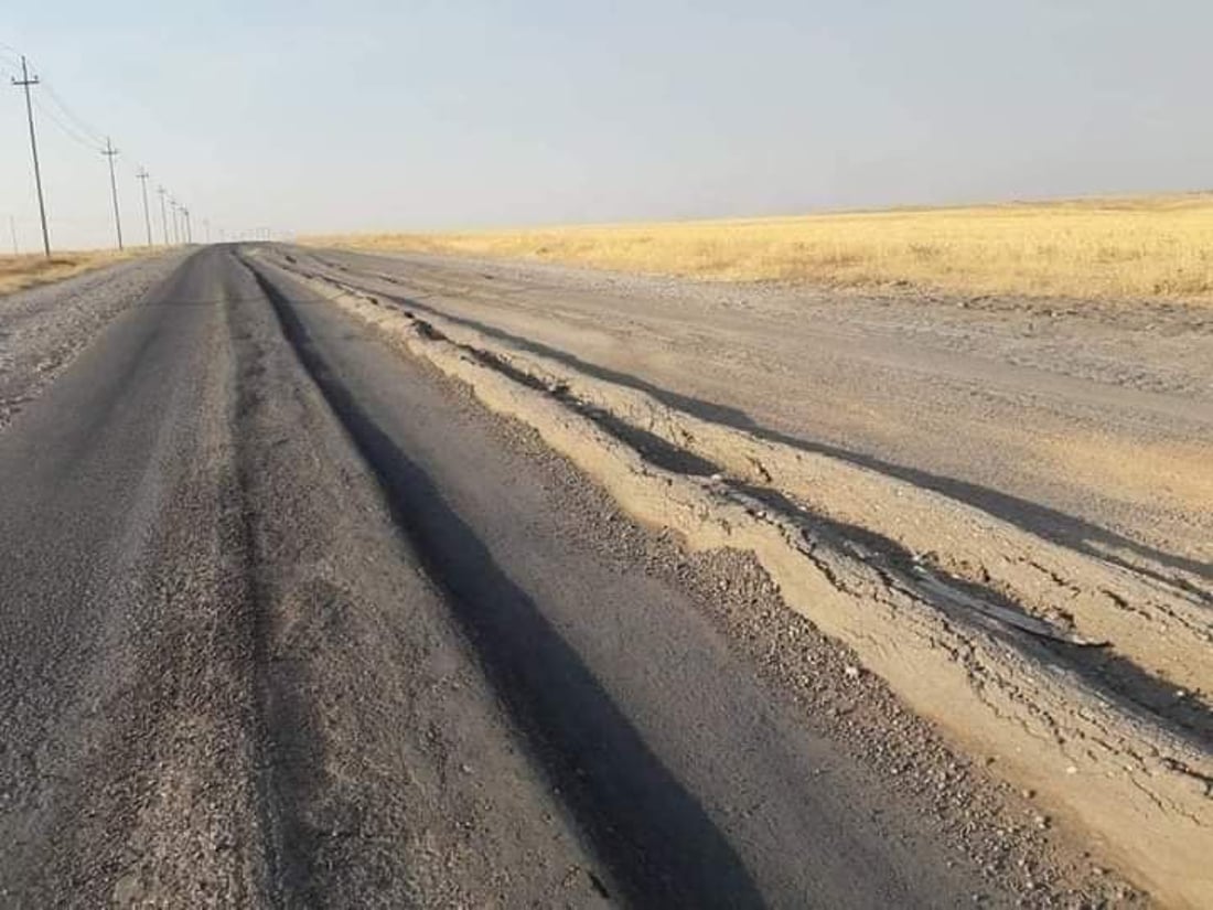 رێگای قوشتەپە – قەشقە تێكچووە و داوای چاككردنەوەی دەكرێت