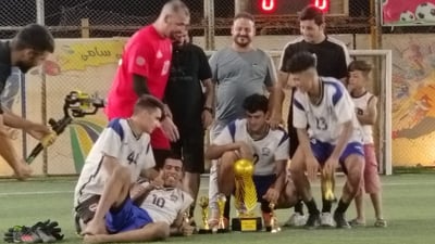 مازن راؤول يتحدث لـ 964 بعد إحراز فريقه كأس بغداد للفرق الشعبية (صور)