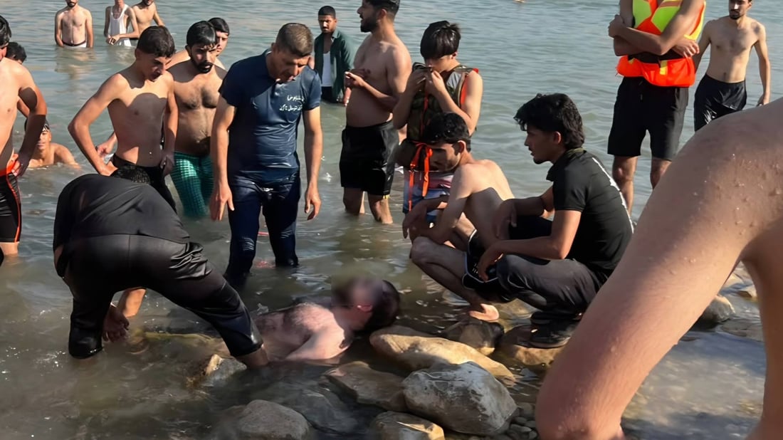 “گەنجێکی خەڵکی هەولێرمان لە رووباری خازر لە خنکان رزگار کرد”