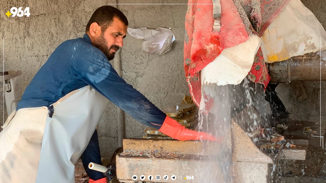 ژیان لەنێو کارگەی رێکخستنی بەرد لە دەربەندیخان