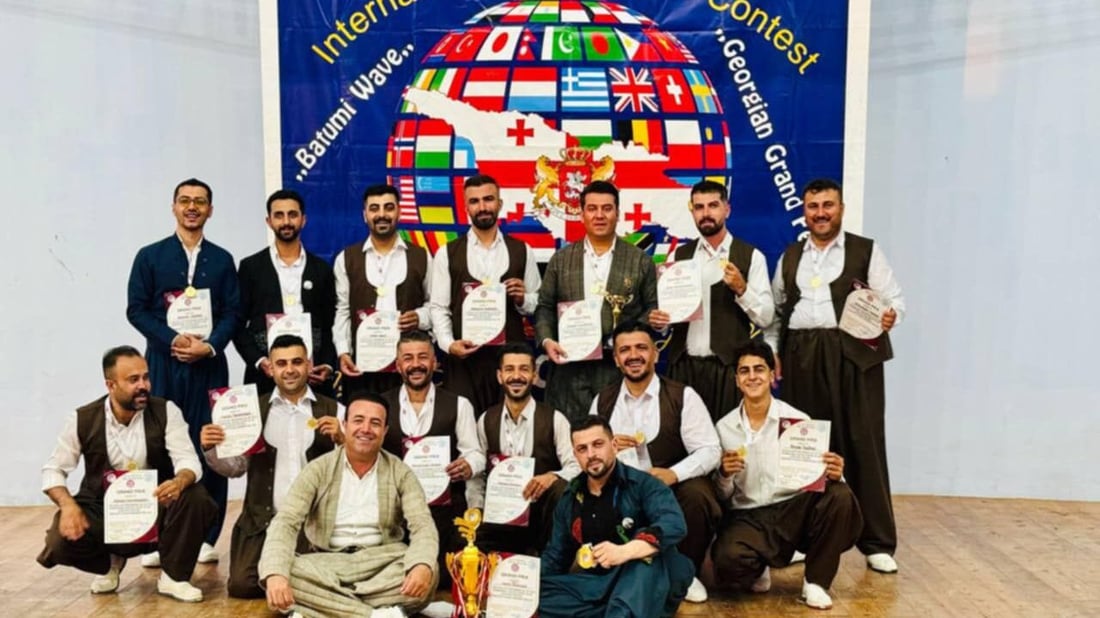 موزیک و هەڵپەڕکێی كوردی لە جۆرجیا خەڵاتی یەكەم و باشترینەكانیان وەرگرت