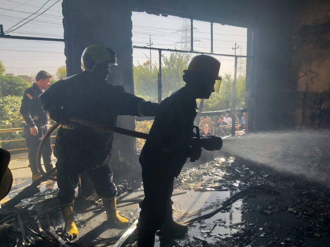 ئاگر ماڵێکی سووتاند