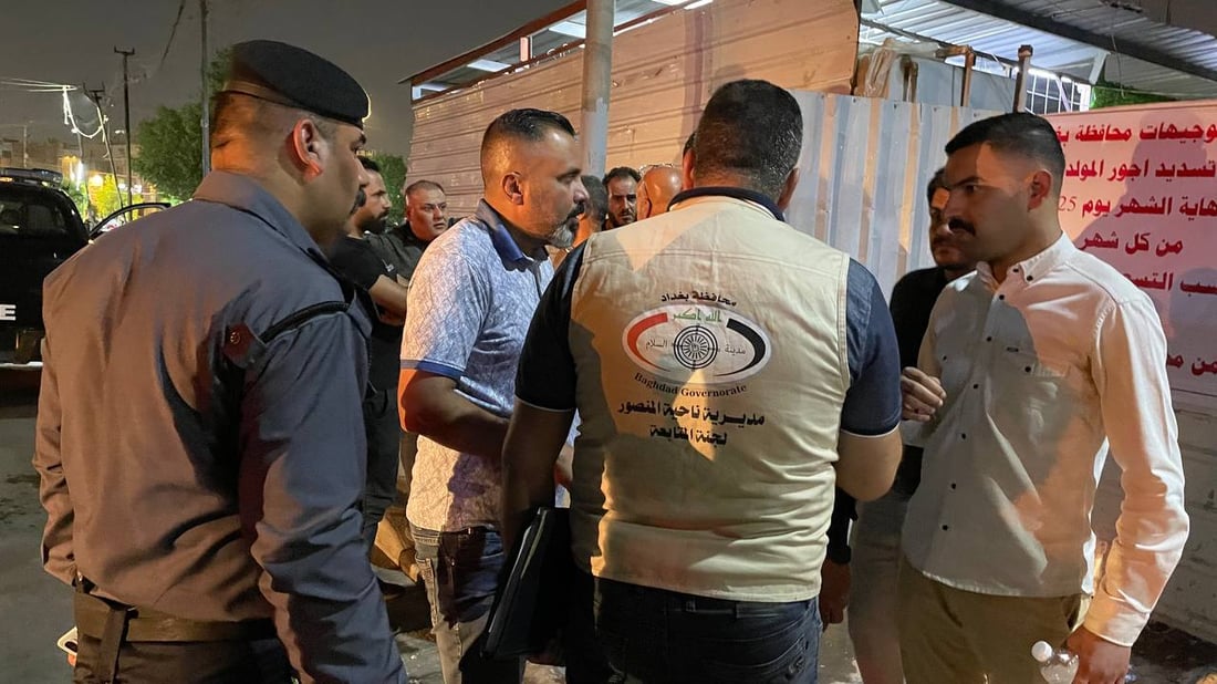 صور: اعتقالات بين أصحاب المولدات في بغداد.. رفعوا الأمبير إلى 20 ألفاً