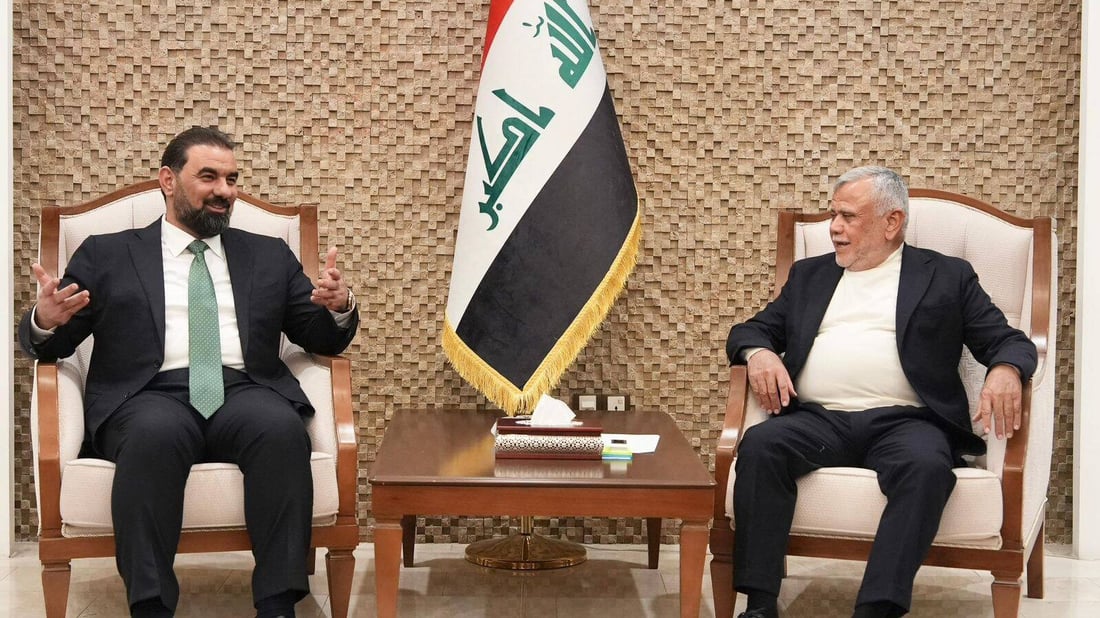 هيبت الحلبوسي والعامري يبحثان تشكيل الحكومة